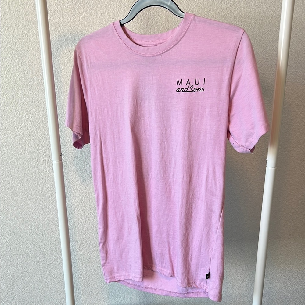 Maui and Sons Pink Short Sleeve Tee
